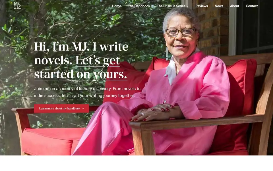 Novels by MJ author website